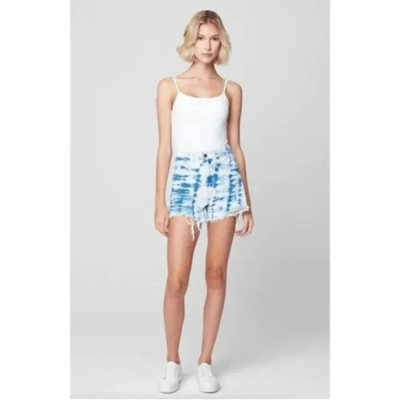 BLANKNYC jean shorts 28 the barrow vintage high rise short shorts 100% cotton - Picture 9 of 9